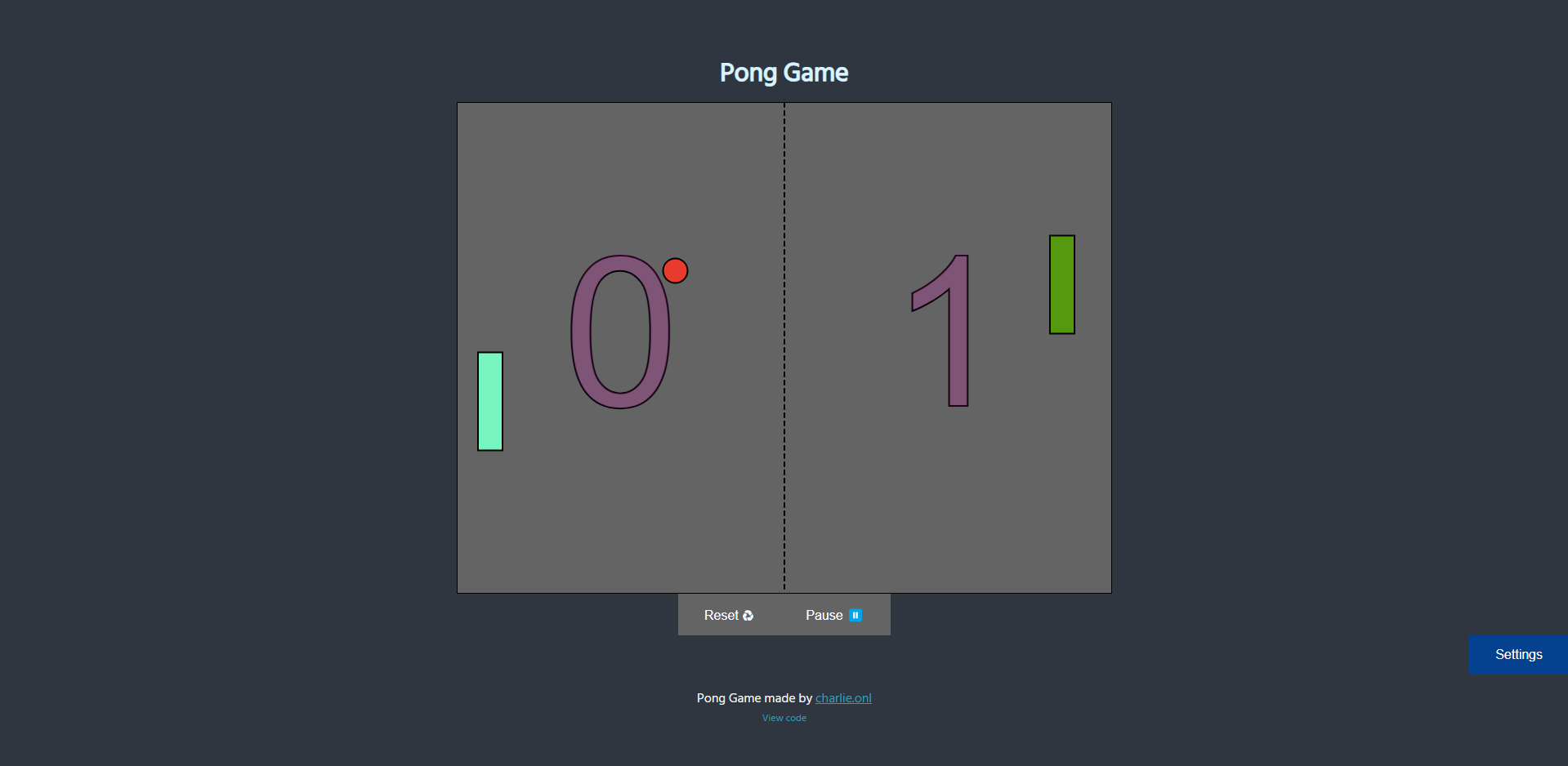 Classic Pong game built with TypeScript and p5.js